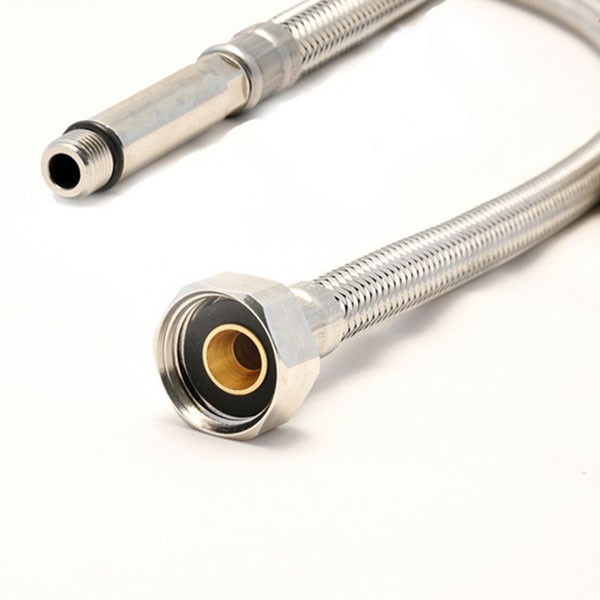 TUCAI 2xTAQ-GRIF DN15 В СТАЛЬНОЙ ОПЛЕТКЕ шланг H1/2 M10x1(L17/37)-400 ПАРА ДЛЯ СМЕСИТЕЛЯ Art 211171,211172,211173,211174,211175